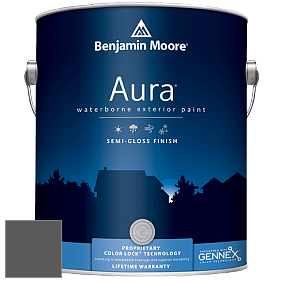 Benjamin Moore Aura 632 Waterborne Exterior Semi-Gloss Finish краска цвет 2134-30 Iron Mountain