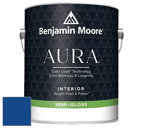 Benjamin Moore Aura 528 Waterborne Interior Semi-gloss Finish краска цвет RAL 5005 