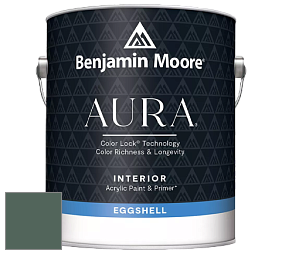 Benjamin Moore Aura 524 Waterborne Interior Eggshell Finish краска цвет 693 Under the Sea
