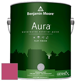 Benjamin Moore Aura 629 Waterborne Exterior Flat Finish краска цвет 2086-30 Rosy Blush