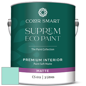 COLOR SMART CS 619 SUPREM ECO PAINT матовая краска цвет NCS S 0530-B70G 