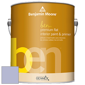 Benjamin Moore Ben W625 Premium Interior Latex Flat краска цвет 2069-50 Blue Orchid
