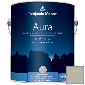 Краска Aura Waterborne Exterior Semi-Gloss Finish (632) цвет 1495 October Mist