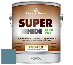 Benjamin Moore 355 Super Hide Zero Voc Interior Flat краска цвет AF-525 