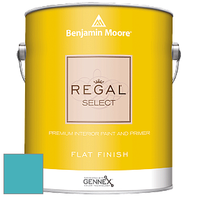 Benjamin Moore 547 Regal Select Waterborne Interior Flat Finish краска цвет 760 Baltimore Sky
