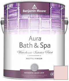 Краска Benjamin Moore Aura Bath & Spa Interior Paint Matte Finish (532) цвет 2089-60 Peach Kiss