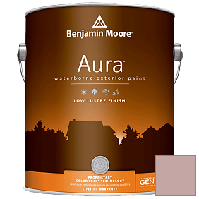 Краска Aura Waterborne Exterior Low Lustre Finish (634) цвет 2102-50 Rose Bisque