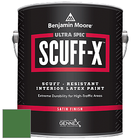 Benjamin Moore 486 Ultra Spec SCUFF-X Interior Satin Finish краска цвет NCS S 3560-G20Y 
