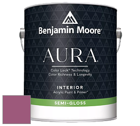 Benjamin Moore Aura 528 Waterborne Interior Semi-gloss Finish краска цвет NCS S 3050-R30B 