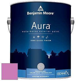 Benjamin Moore Aura 632 Waterborne Exterior Semi-Gloss Finish краска цвет 2077-40 Spring Azalea