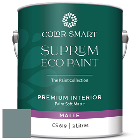 COLOR SMART CS 619 SUPREM ECO PAINT матовая краска цвет 2136-40 Aegean Teal
