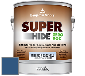 Benjamin Moore 357 Super Hide Zero Voc Interior Eggshell краска цвет 2064-20 Patriot Blue