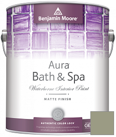 Краска Benjamin Moore Aura Bath & Spa Interior Paint Matte Finish (532) цвет HC-113 BM HC-113