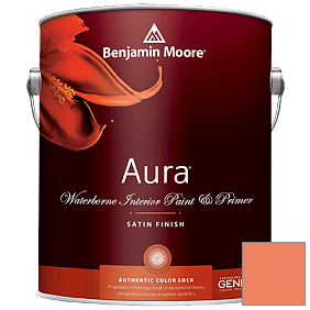 Краска Aura Waterborne Interior Satin Finish (526) цвет 083 Tangerine Fusion
