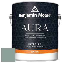 Benjamin Moore Aura 526 Waterborne Interior Satin Finish покрытие цвет AF-495 