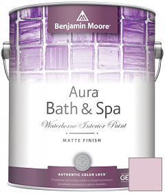 Краска Benjamin Moore Aura Bath & Spa Interior Paint Matte Finish (532) цвет 2082-60 Pink Innocence