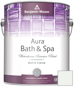 Краска Benjamin Moore Aura Bath & Spa Interior Paint Matte Finish (532) цвет OC-66 BM OC-66