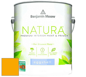 Benjamin Moore 513 Natura Interior Eggshell Finish краска с блеском цвет 2020-10 Bumble Bee Yellow