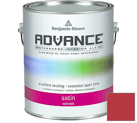 Краска Benjamin Moore 792. Advance Interior Paint-Satin эмаль цвет 2000-10 Red