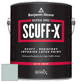 Benjamin Moore 486 Ultra Spec SCUFF-X Interior Satin Finish краска цвет 688 Seacliff Heights
