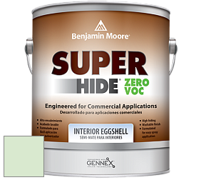 Benjamin Moore 357 Super Hide Zero Voc Interior Eggshell краска цвет 568 Parkside Dunes
