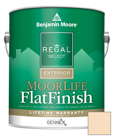 Краска Regal Select Exterior Paint-MoorLife Flat Finish (W105) цвет 899 Secluded Beach
