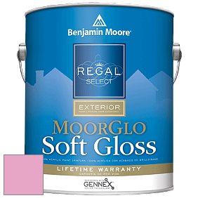 Benjamin Moore W096 Regal Select Exterior Paint-Moor GloSoft Gloss Finish краска цвет 2086-50 Blushing Bride