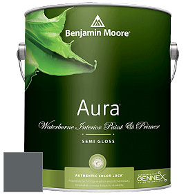 Benjamin Moore Aura 528 Waterborne Interior Semi-gloss Finish краска цвет AF-560 