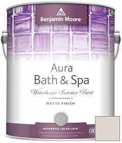 Краска Benjamin Moore Aura Bath & Spa Interior Paint Matte Finish (532) цвет 858 Athena