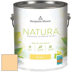 Benjamin Moore 512 Natura Interior Flat Finish матовая краска цвет 2017-50 Yellow Haze
