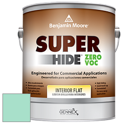 Benjamin Moore 355 Super Hide Zero Voc Interior Flat краска цвет 612 Hills of Ireland