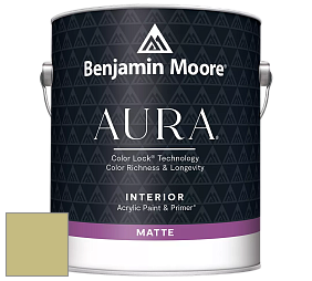 Benjamin Moore Aura 522 Interior Paint - Matte краска цвет 2147-40 Dill Pickle