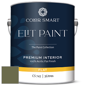 COLOR SMART CS 745 ELIT PAINT глубокоматовая моющаяся краска цвет 2144-10 Guacamole