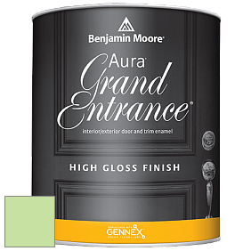 Benjamin Moore Aura 148 Grand Entrance High Gloss эмаль цвет 2030-50 Shimmering Lime