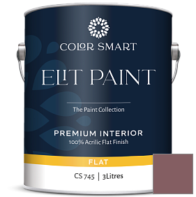 Краска COLOR SMART CS 745 ELIT PAINT глубокоматовая моющаяся краска цвет 1266 Love Affair