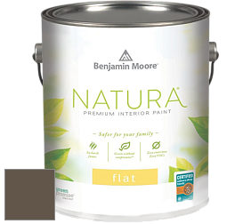 Benjamin Moore 512 Natura Interior Flat Finish матовая краска цвет 2137-20 Char Brown