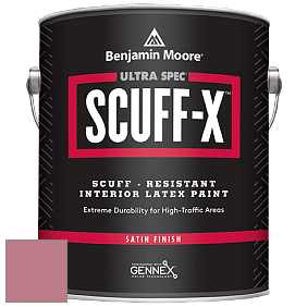 Benjamin Moore 486 Ultra Spec SCUFF-X Interior Satin Finish краска цвет 2005-40 Genuine Pink