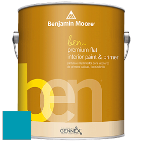 Benjamin Moore Ben W625 Premium Interior Latex Flat краска цвет NCS S 2055-B10G 