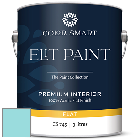 COLOR SMART CS 745 ELIT PAINT глубокоматовая моющаяся краска цвет NCS S 0530-B30G 