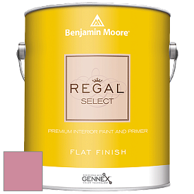 Benjamin Moore 547 Regal Select Waterborne Interior Flat Finish краска цвет 2081-40 Pink Blossom