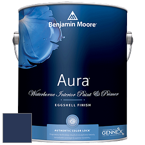Benjamin Moore Aura 524 Waterborne Interior Eggshell Finish краска цвет RAL 5003 