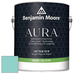 Benjamin Moore Aura 528 Waterborne Interior Semi-gloss Finish краска цвет NCS S 1030-B50G 