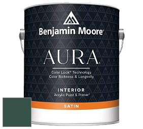 Benjamin Moore Aura 526 Waterborne Interior Satin Finish покрытие цвет NCS S 7020-B90G 