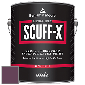 Benjamin Moore 486 Ultra Spec SCUFF-X Interior Satin Finish краска цвет 2074-10 Grape Juice