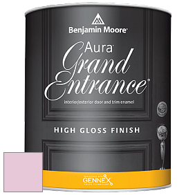 Benjamin Moore Aura 148 Grand Entrance High Gloss эмаль цвет 2085-60 Pink Petals