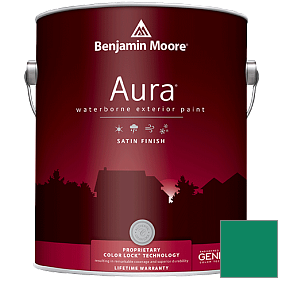 Краска Aura Waterborne Exterior Satin Finish (631) цвет 2045-20 Lawn Green
