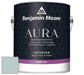 Benjamin Moore Aura 522 Interior Paint - Matte краска цвет 688 Seacliff Heights