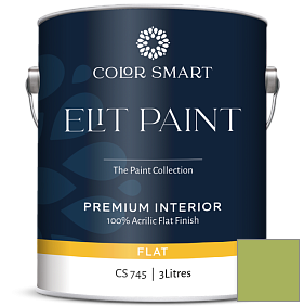 Краска COLOR SMART CS 745 ELIT PAINT глубокоматовая моющаяся краска цвет 413 Blooming Grove