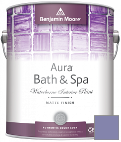 Краска Benjamin Moore Aura Bath & Spa Interior Paint Matte Finish (532) цвет 1406 Purple Heart