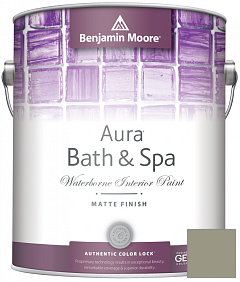 Краска Benjamin Moore Aura Bath & Spa Interior Paint Matte Finish (532) цвет 2141-40 Creekside Green